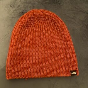 The North Face hat one size rust color